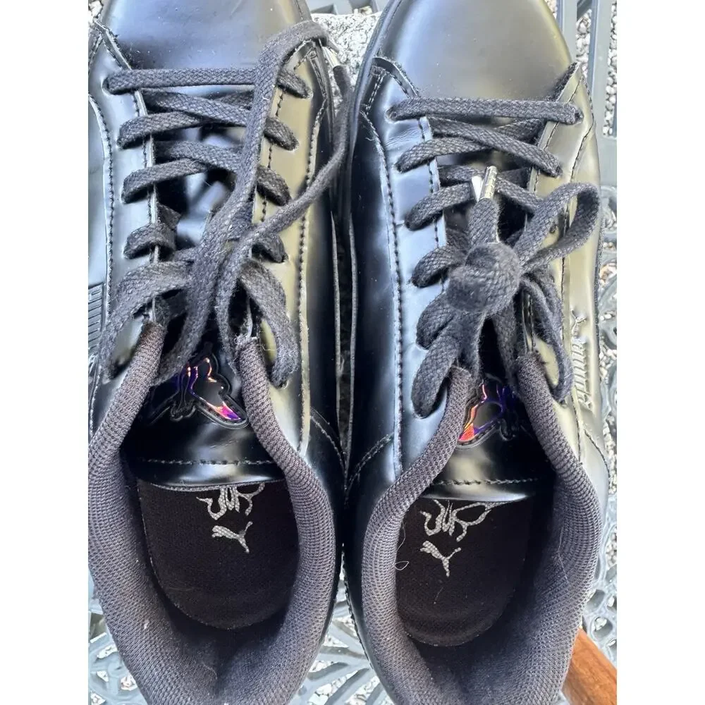 Puma Dua Lipa X Mayze Flutur Women Size 7.5 Black Sneakers Casual Shoes 388013